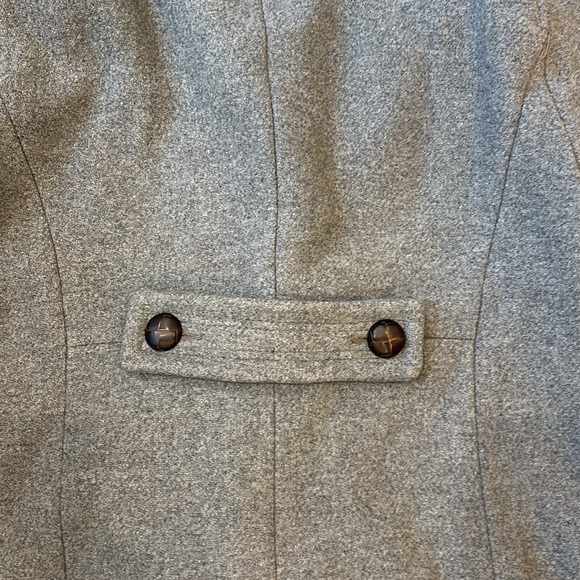 Comptoir des Cotonniers Grey Coat with Hood - Picture 9 of 9